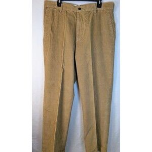 Dockers Men’s Corduroy Pants 36x29 Khaki Flat Front Classic Fit 100% Cotton NWT